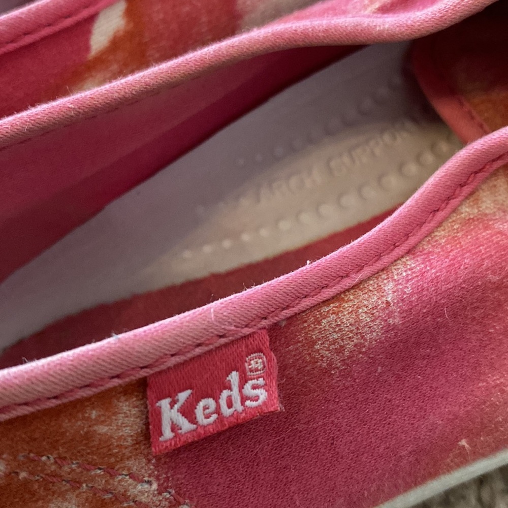 Keds Women's Sneakers in Pink and Yellow - Picture 6 of 6